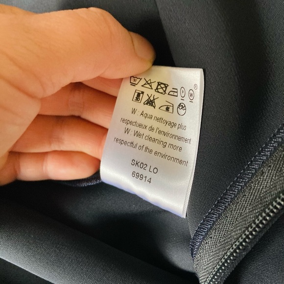 NWT LOUIS VUITTON UNIFORM BLACK STRIPE SKIRT - Picture 7 of 7